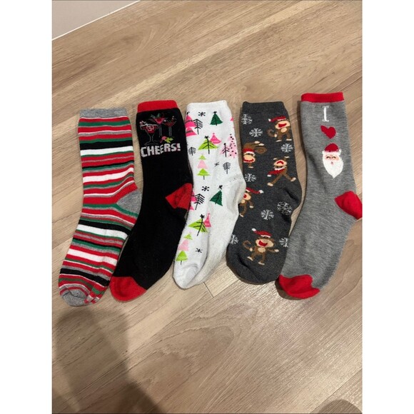 Unbranded Accessories - Holiday Crew Socks Pack for Women